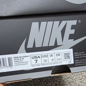 Nike Air Jordan 1 Retro High OG in Black and White